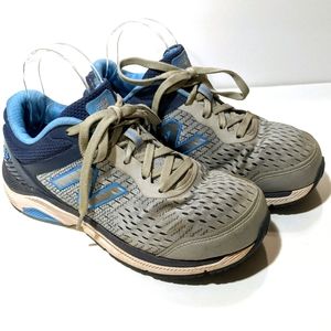 New Balance 847v4 Womens size 9.5 2A Gray Blue Mesh Running shoes
